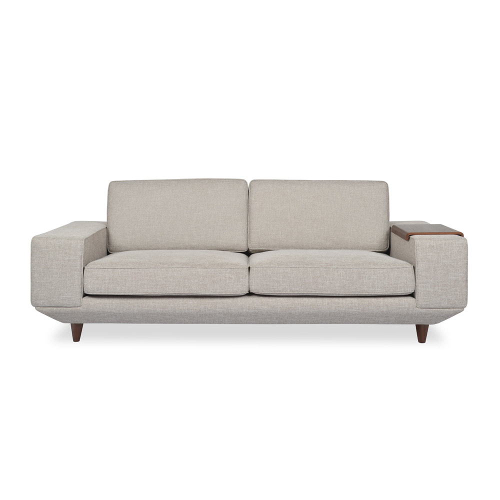 Olive sofa by Niels Gammelgaard, Michael Strads