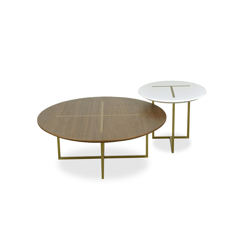Lisa tables by Claire Tranier, Michael Strads